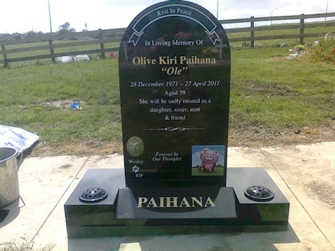 Radius Top Headstone on Splaybase